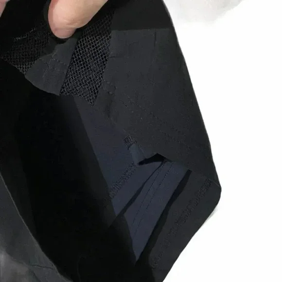 Fabletic L black drawstring running shorts w/ mesh - Picture 5 of 6